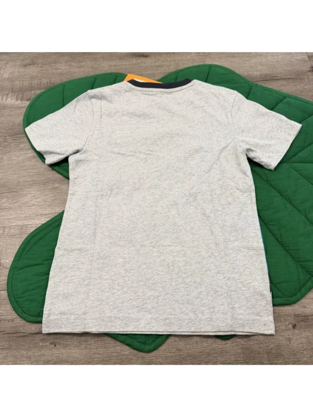 Gymboree Boys 7 Gray Surfer Wave Short Sleeve Graphic Tee T-shirt